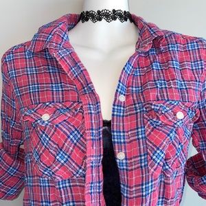Abercrombie & Fitch Plaid Long Sleeved